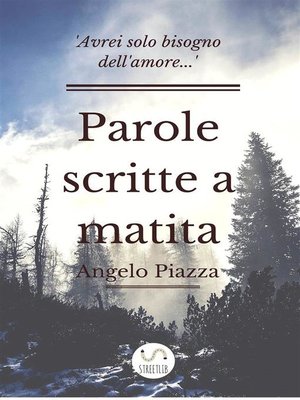 cover image of Parole scritte a matita
